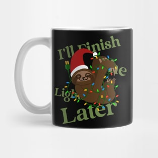Christmas Sloth Funny Cute Sloth Gift Mug